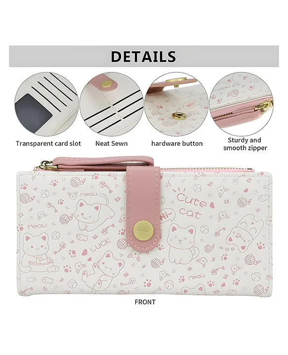 Cute Cat Long Wallet