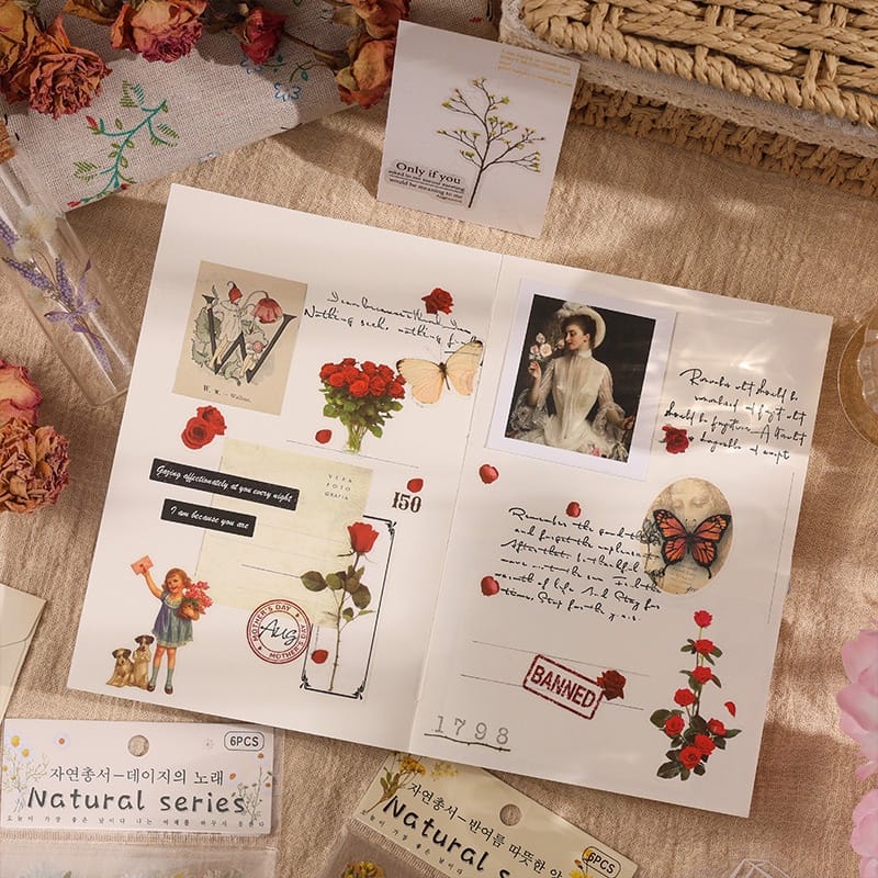 Natural Series Sticker Sheets