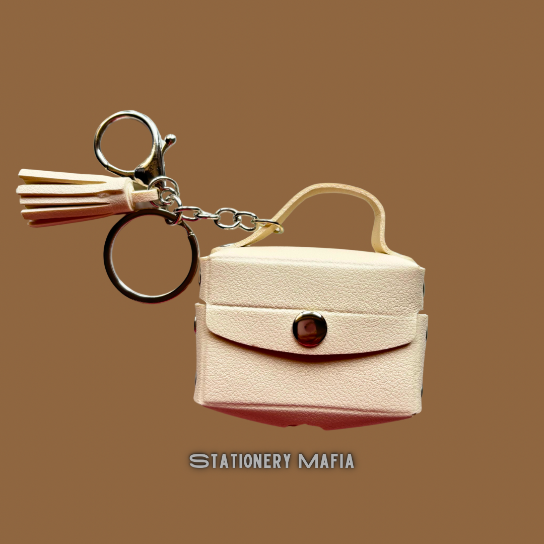 Mini Bag AirPods Case Keychain