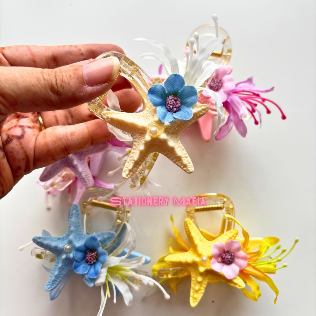 Mermaid Bloom Claw Clip