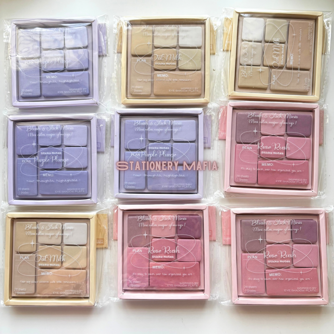 Makeup Palette Sticky Notes