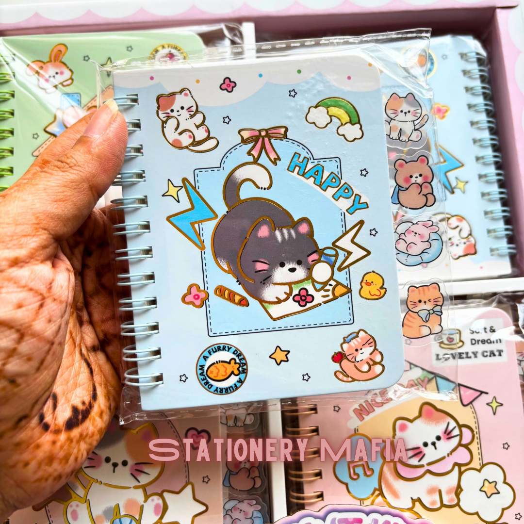 Kawaii Cat Pocket Notebook