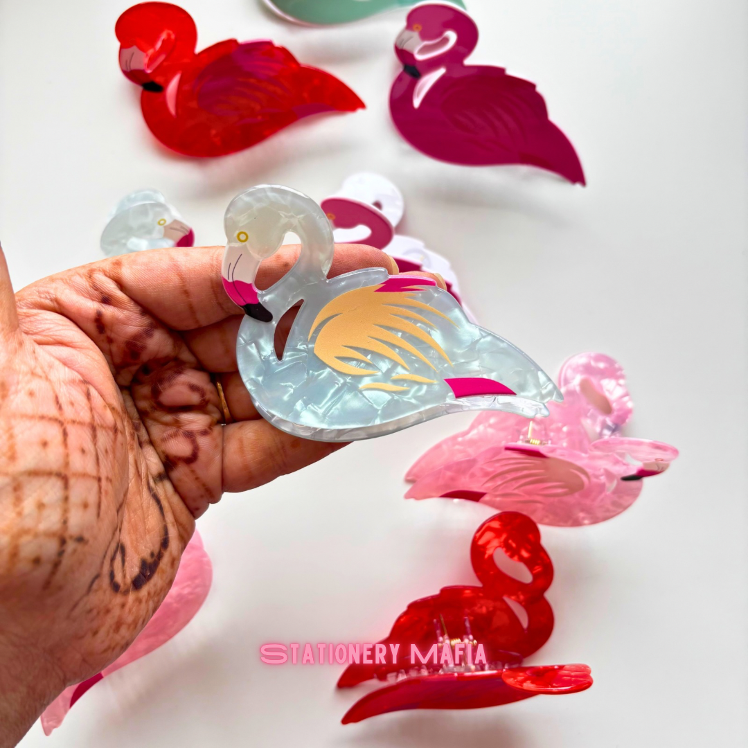 Flamingo Claw Clip
