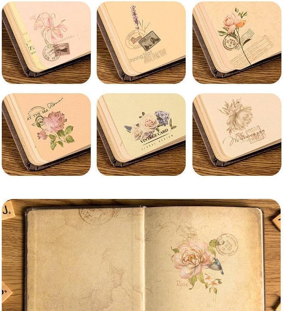 Timeless Elegance Vintage Diary