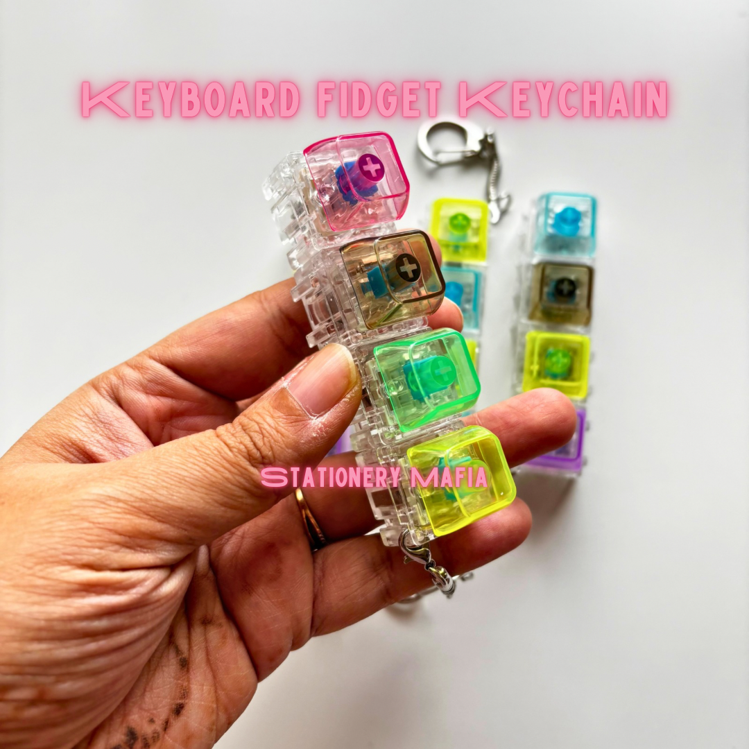 Keyboard Fidget Keychain