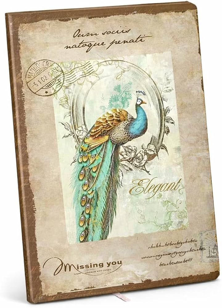 Timeless Elegance Vintage Diary
