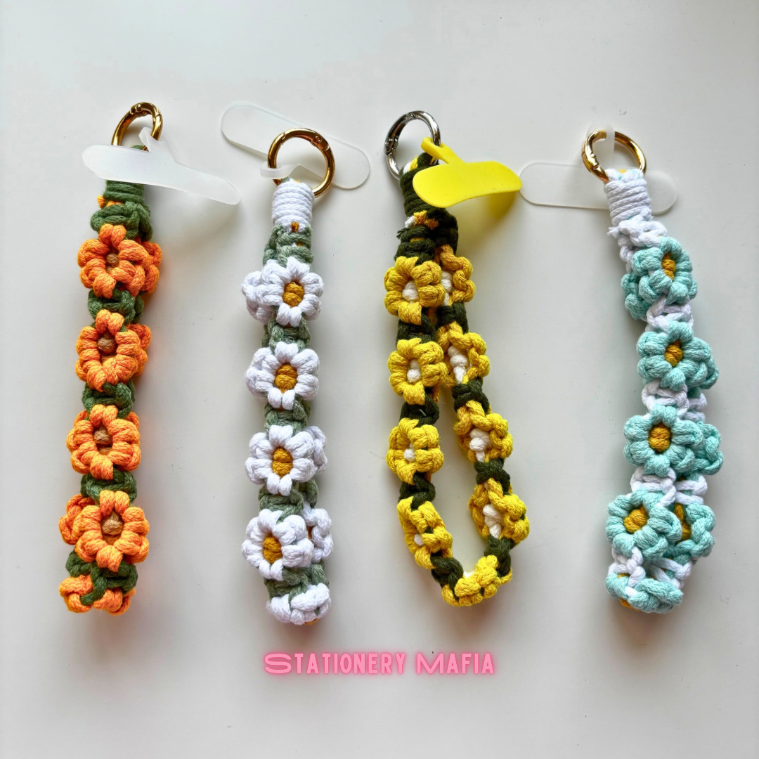 Crochet Bloom Phone Charm