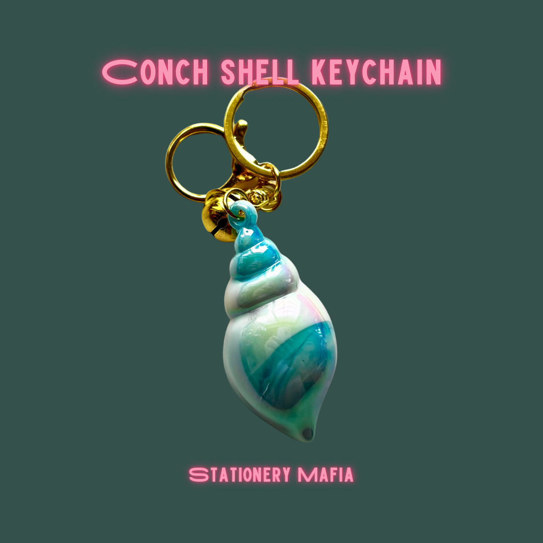 Conch Shell Keychain