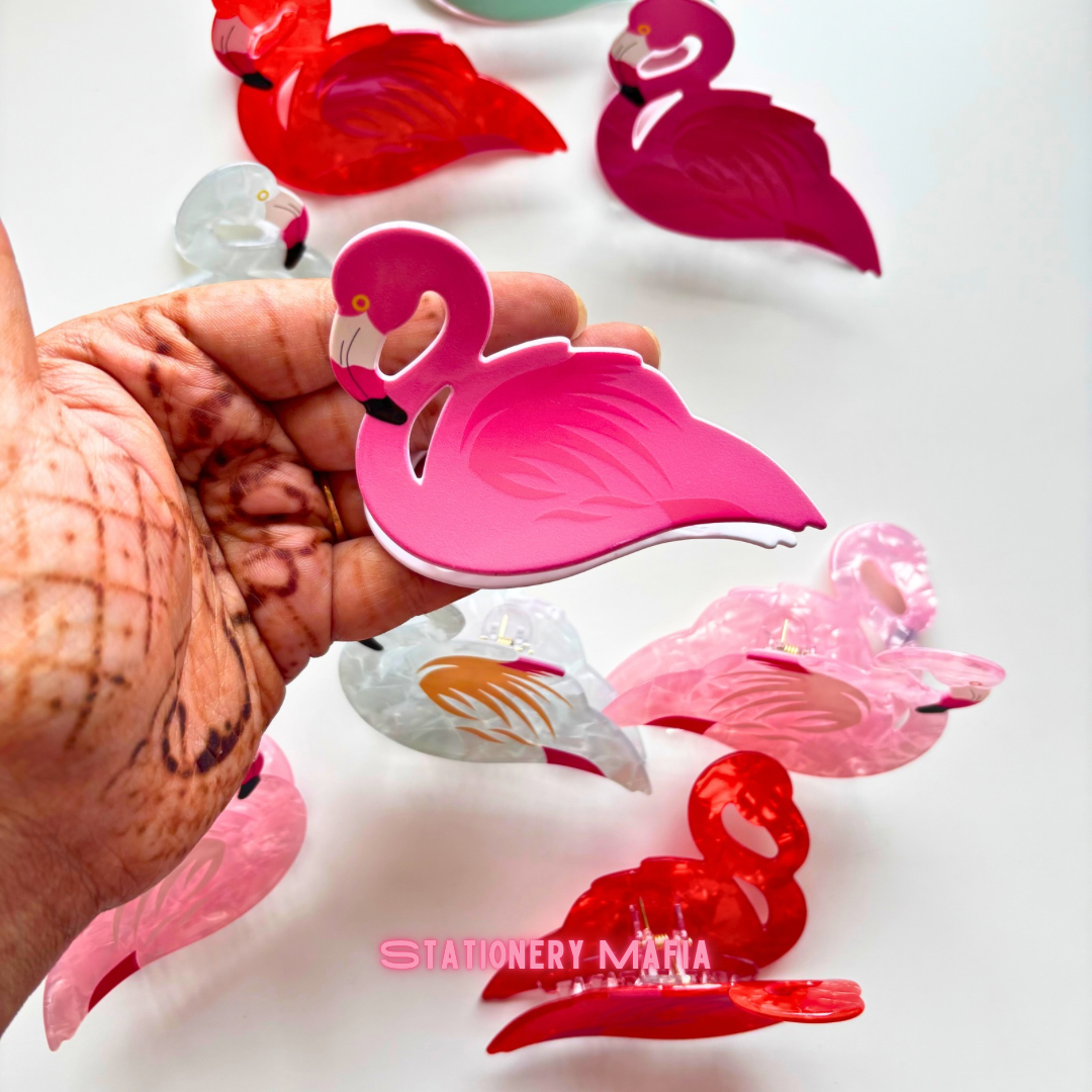 Flamingo Claw Clip