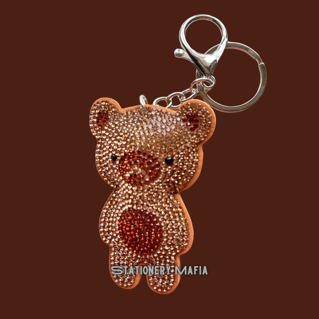 Glitter Charm Keychain Collection