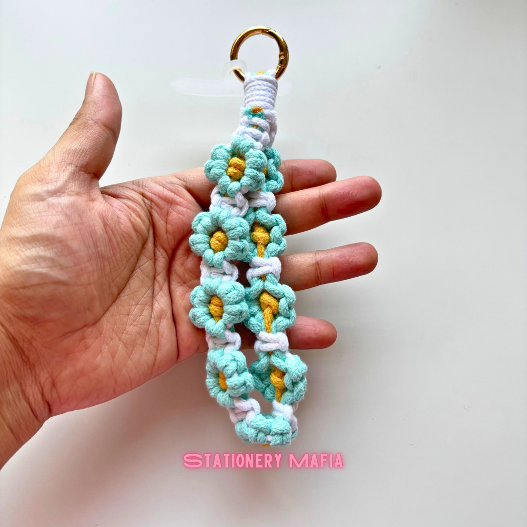 Crochet Bloom Phone Charm