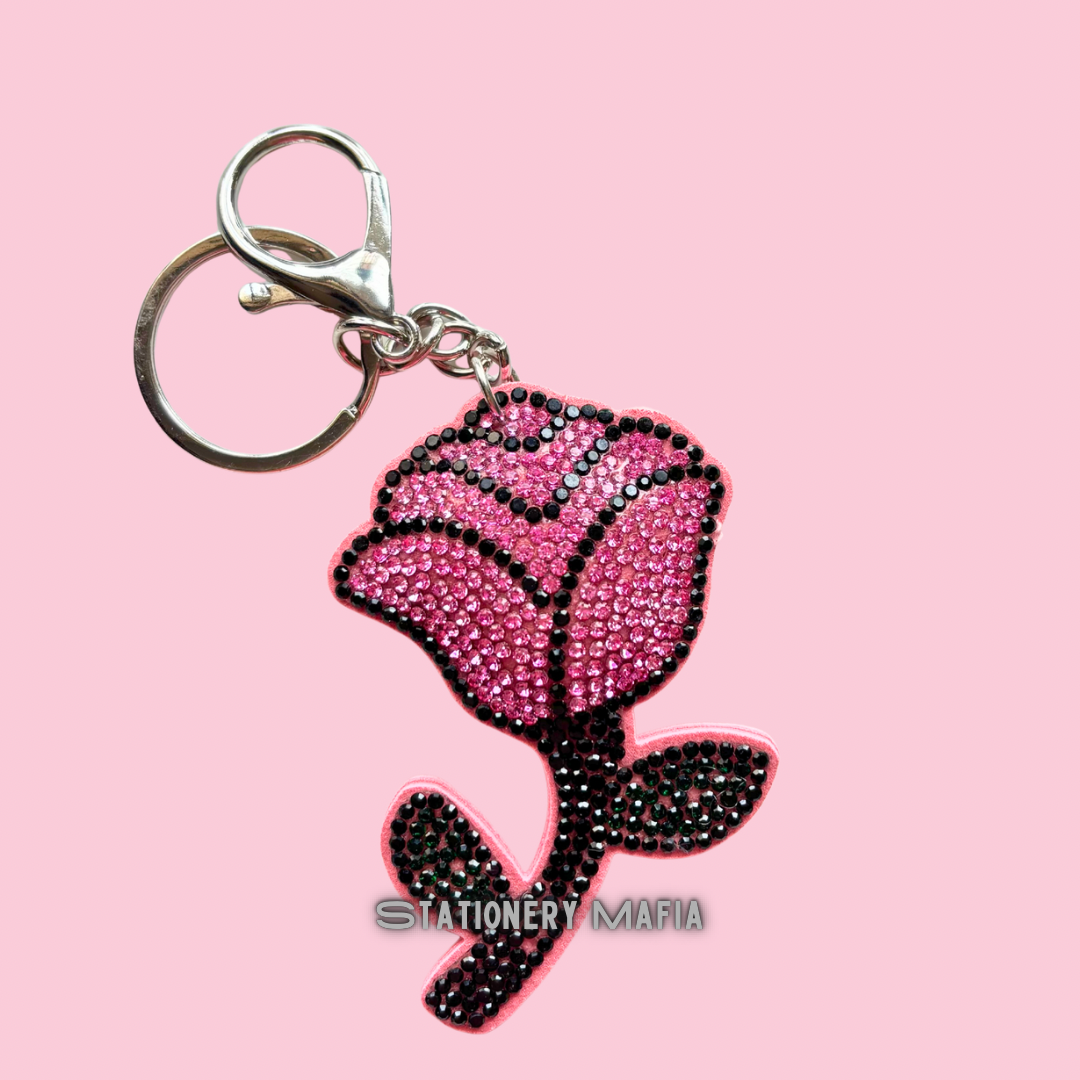 Glitter Charm Keychain Collection