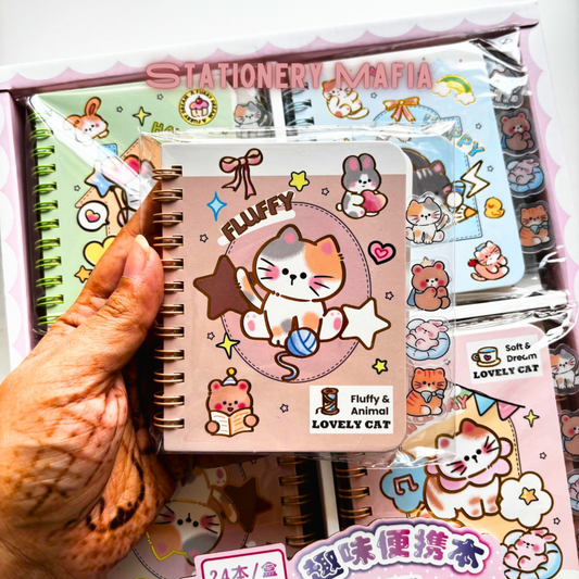 Kawaii Cat Pocket Notebook