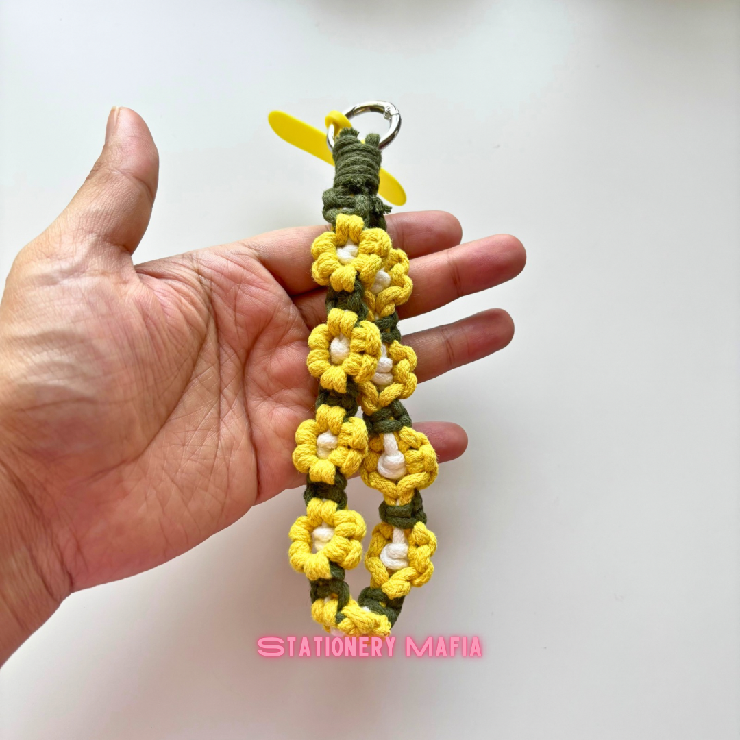 Crochet Bloom Phone Charm