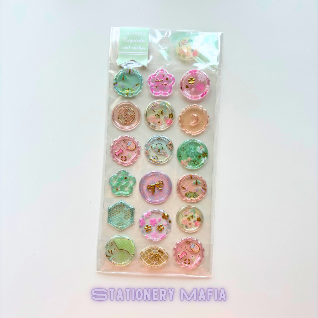 Exquisite Pastel Seal Stickers