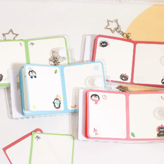 Apple Buddies Pocket Keychain Notebook
