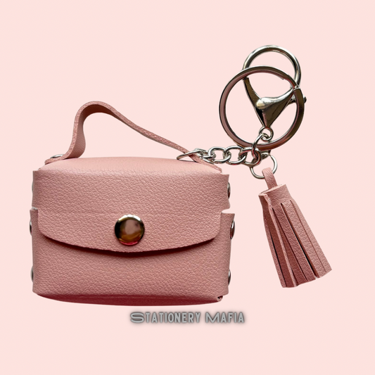 Mini Bag AirPods Case Keychain