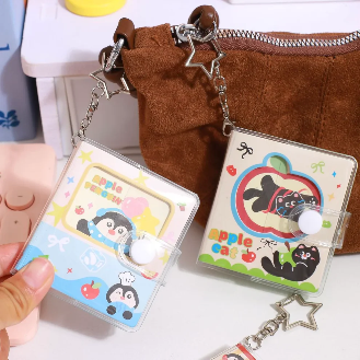 Apple Buddies Pocket Keychain Notebook