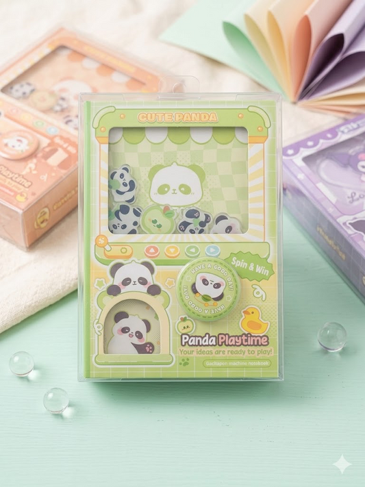 Kawaii Gachapon Machine Notebook