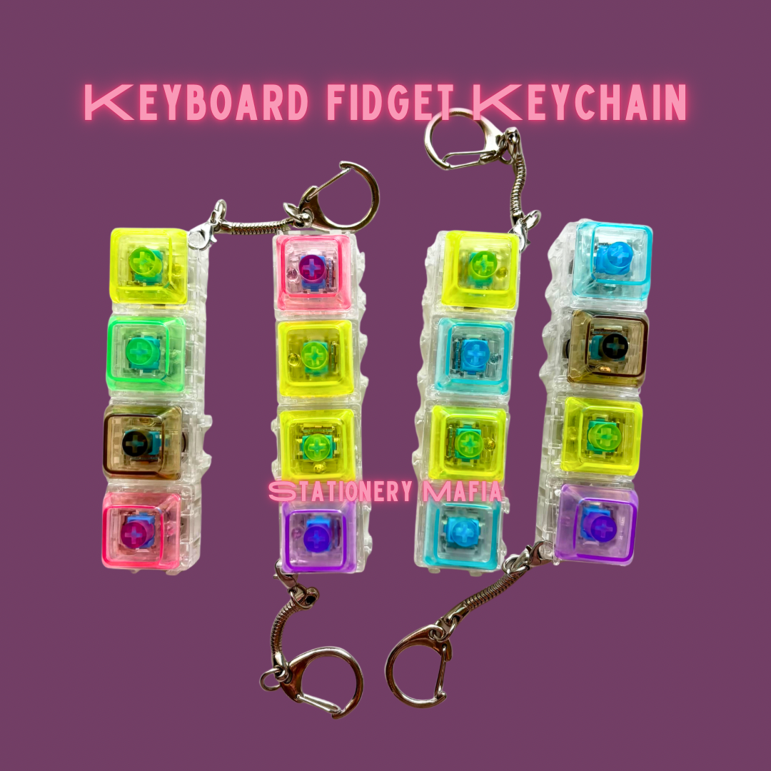 Keyboard Fidget Keychain