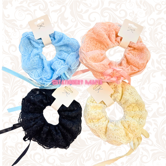 Heirloom Lace Scrunchie
