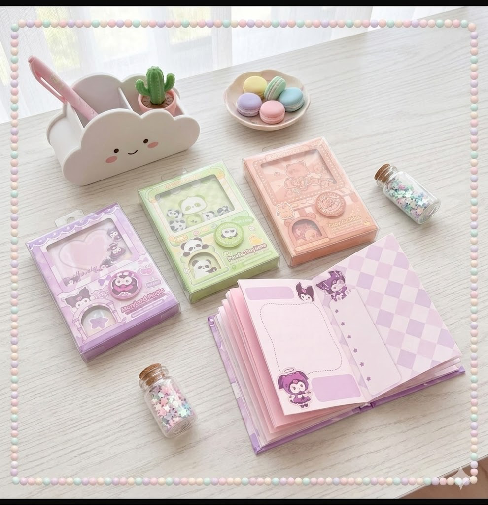 Kawaii Gachapon Machine Notebook