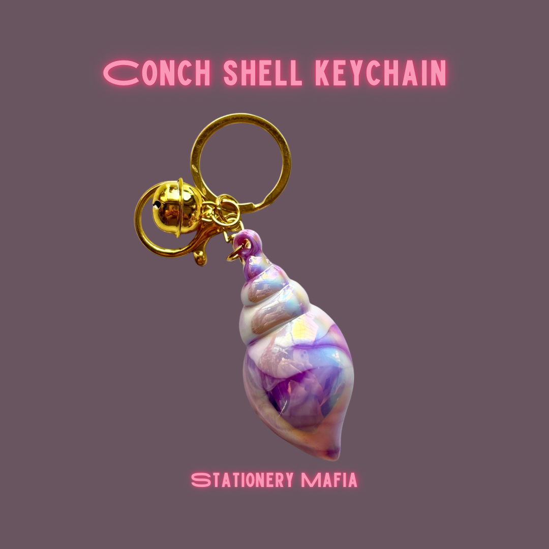 Conch Shell Keychain