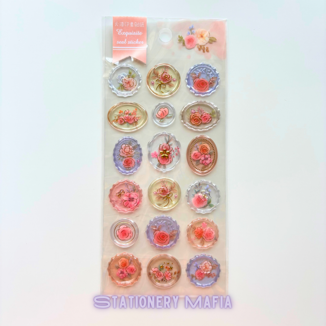 Exquisite Pastel Seal Stickers