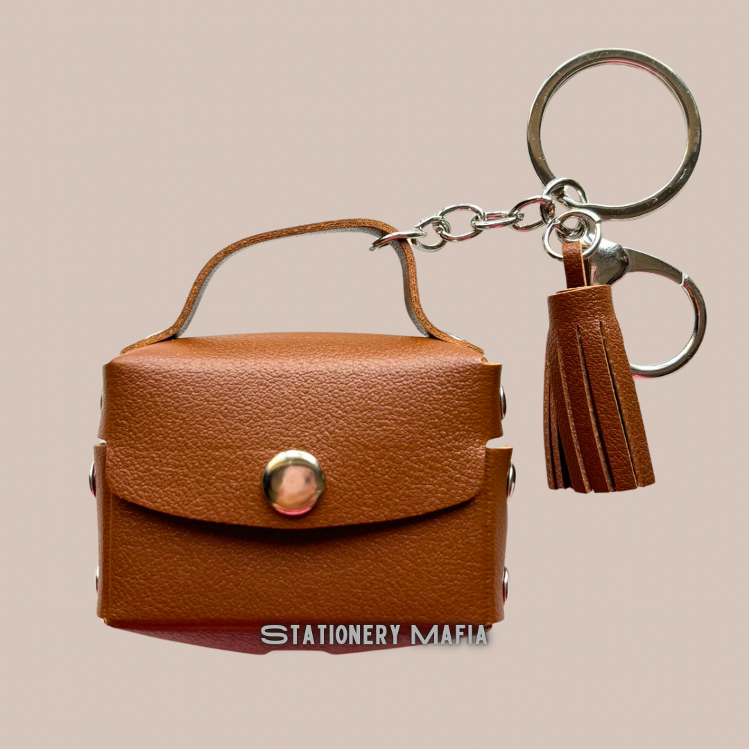 Mini Bag AirPods Case Keychain