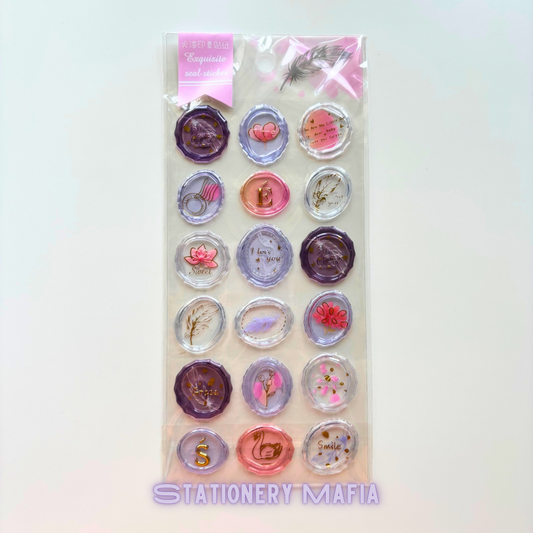 Exquisite Pastel Seal Stickers