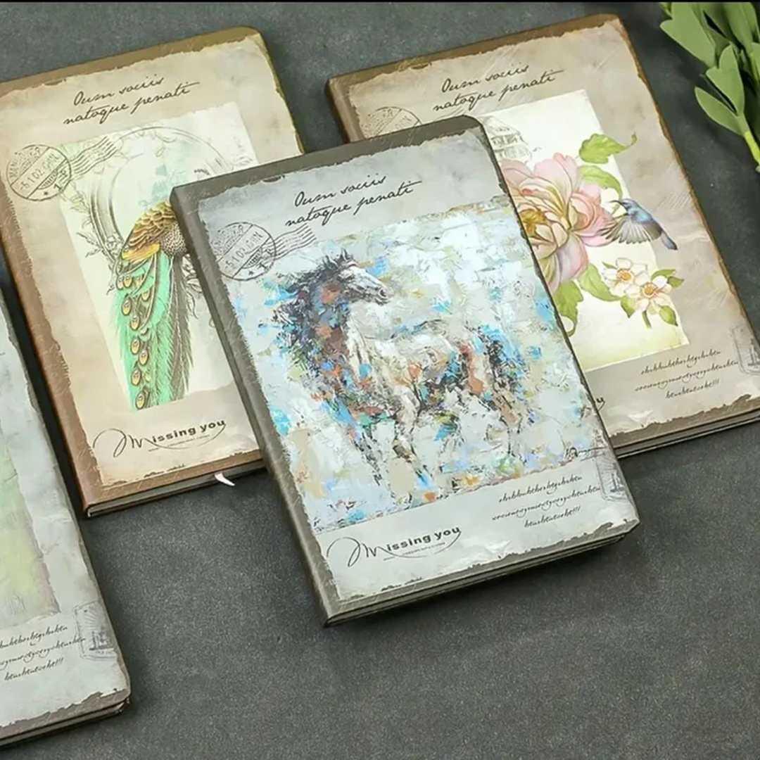 Timeless Elegance Vintage Diary
