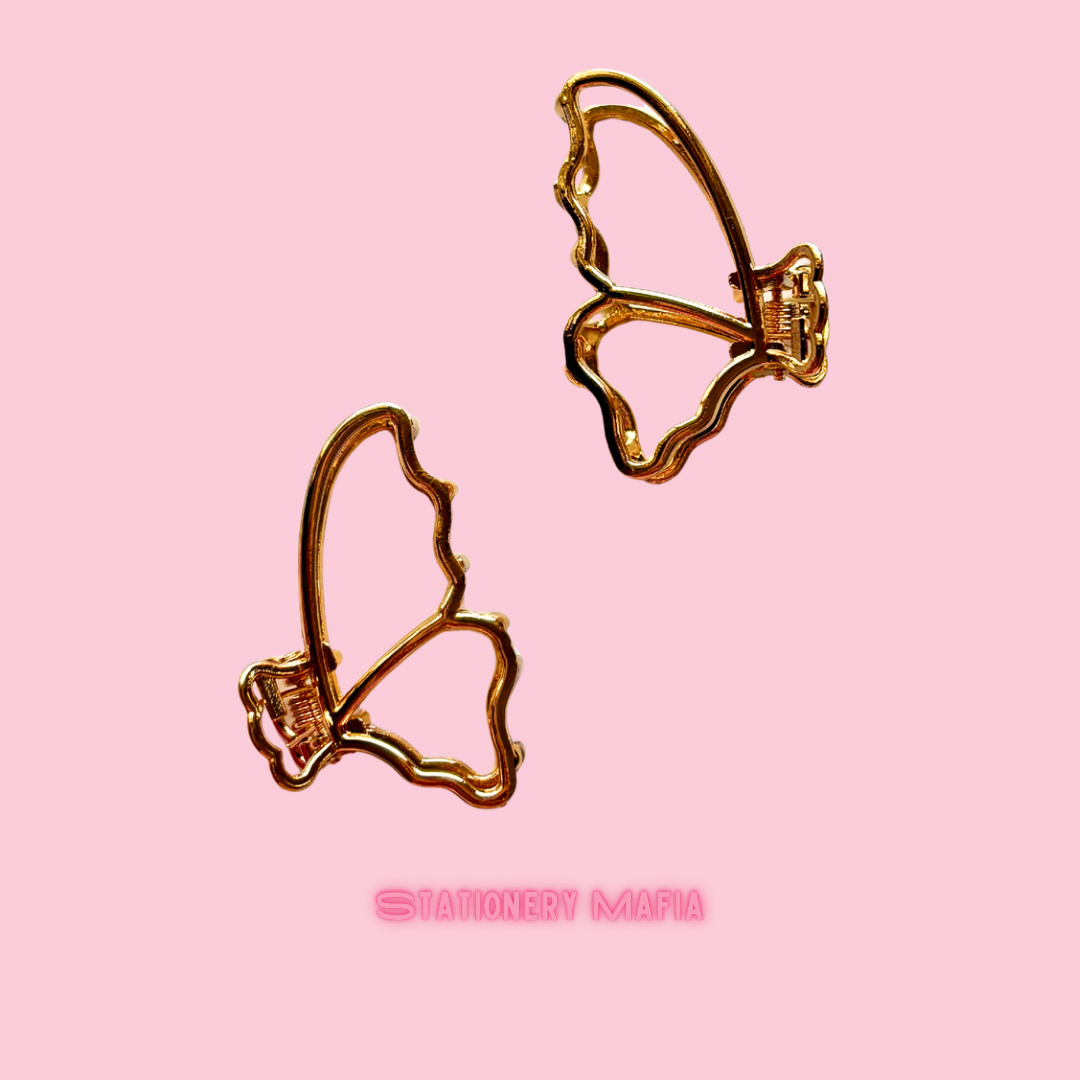 Mini Butterfly Claw Clip Combo