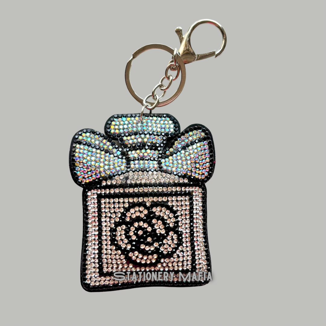 Glitter Charm Keychain Collection