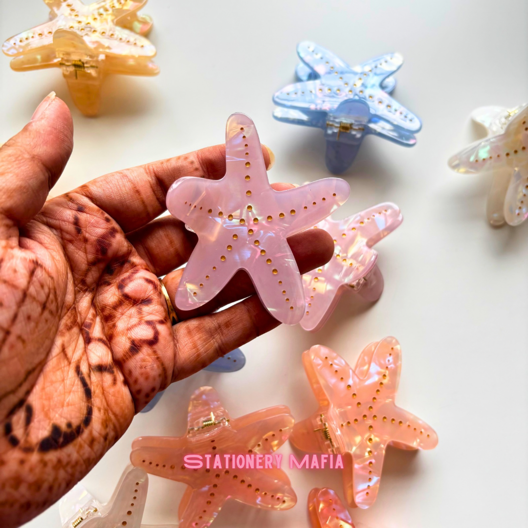 Starfish Gradient Claw Clip