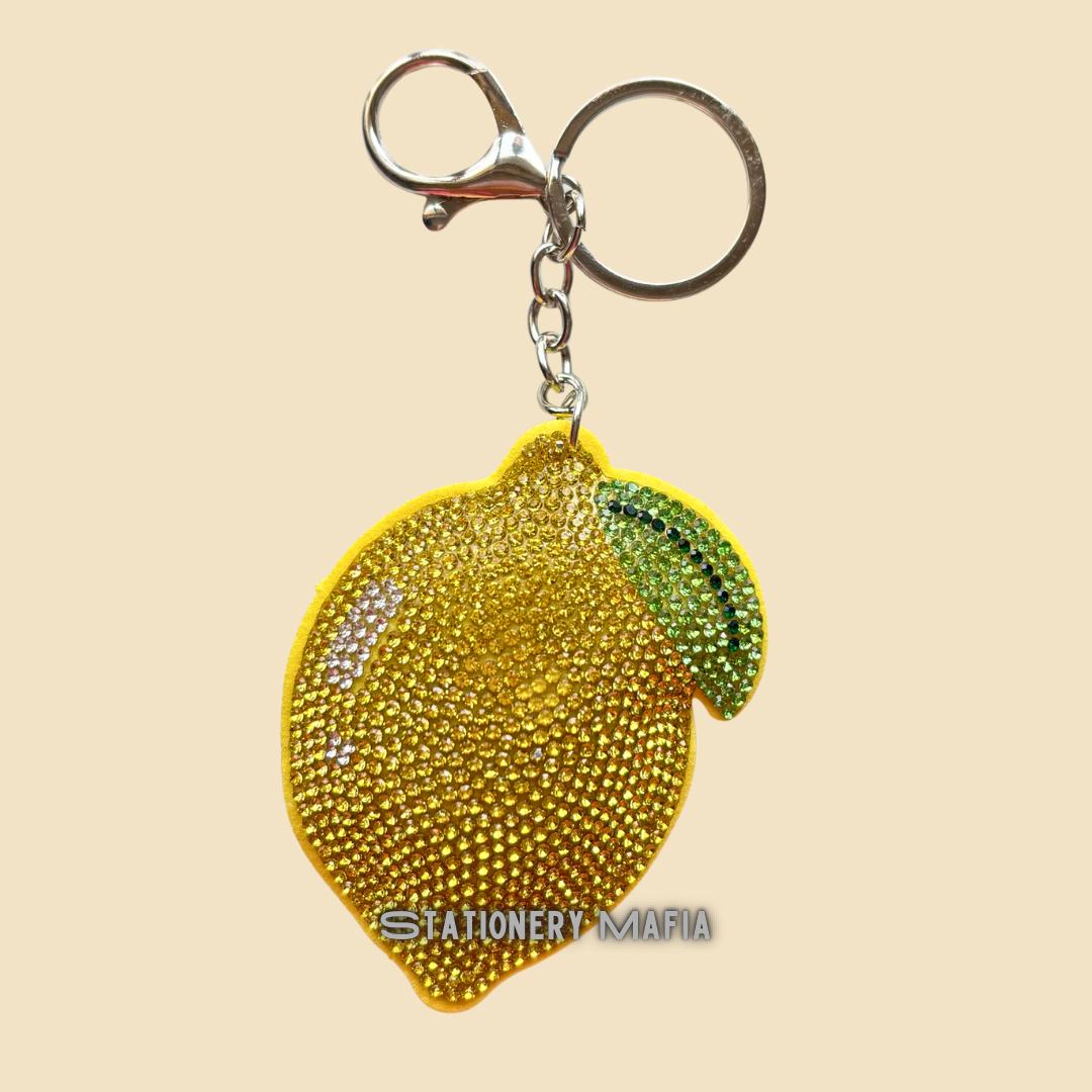 Glitter Charm Keychain Collection