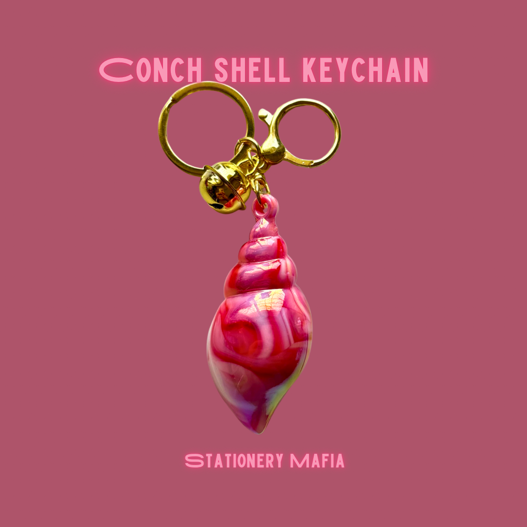 Conch Shell Keychain