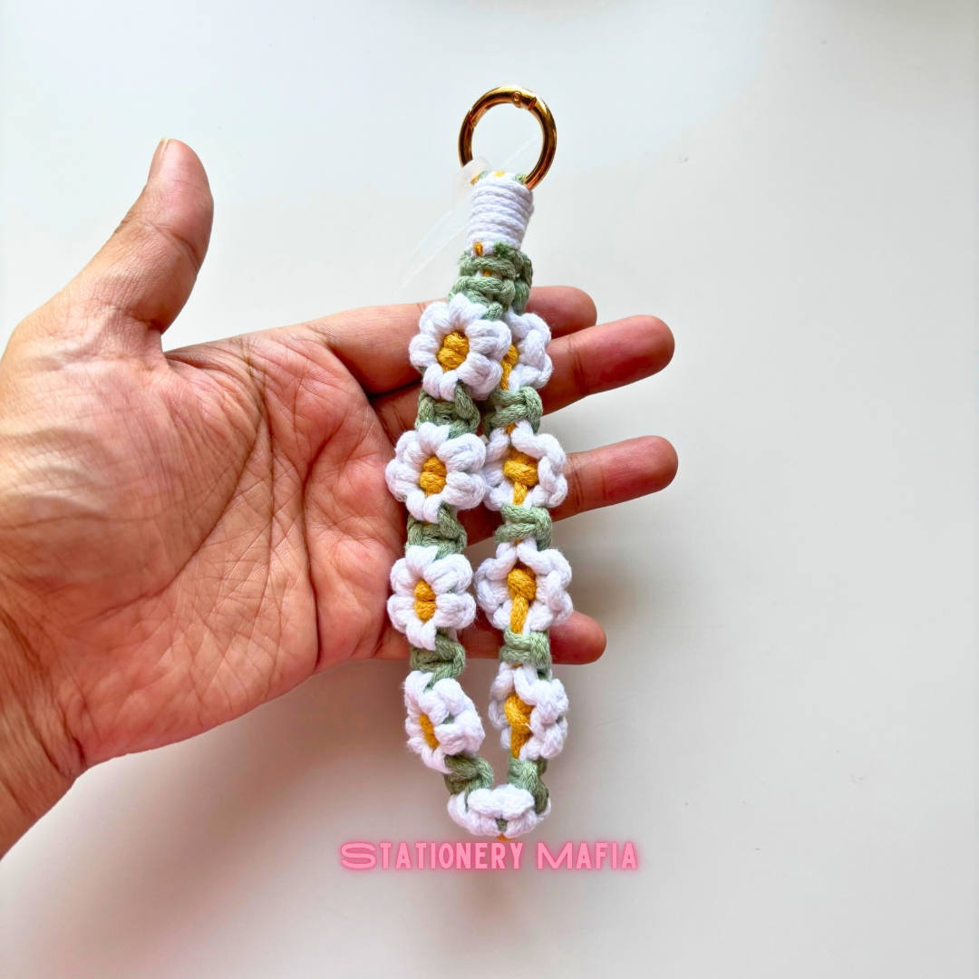 Crochet Bloom Phone Charm