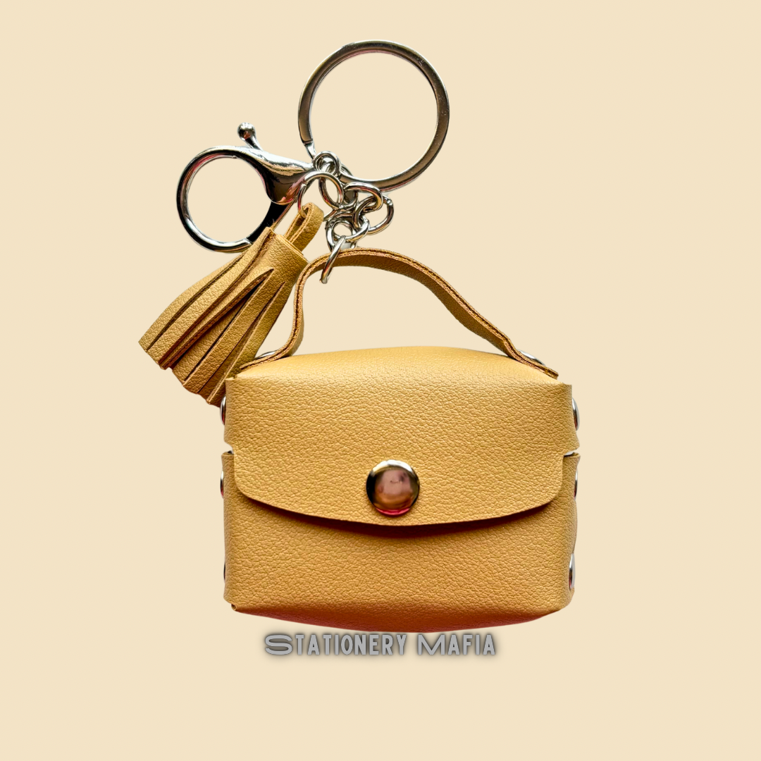 Mini Bag AirPods Case Keychain
