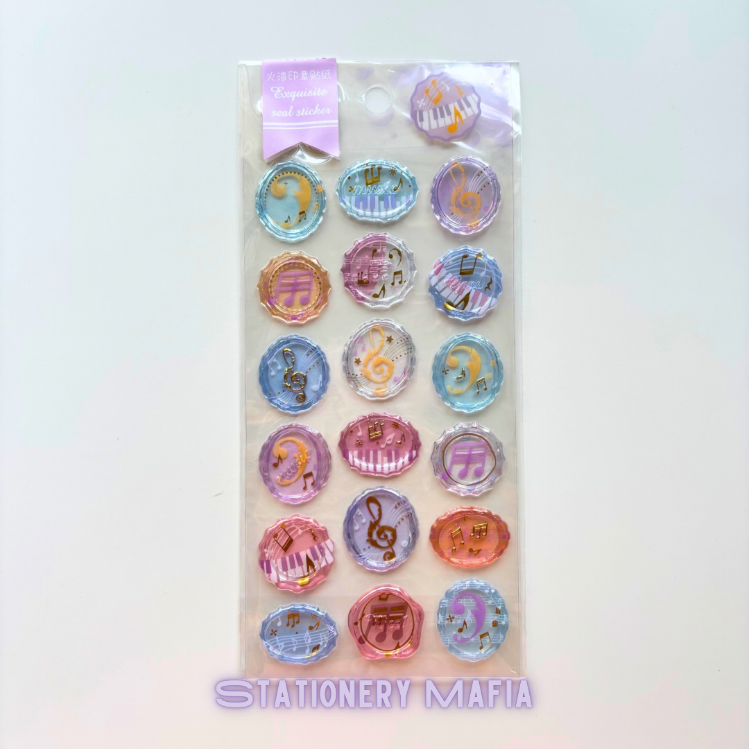 Exquisite Pastel Seal Stickers
