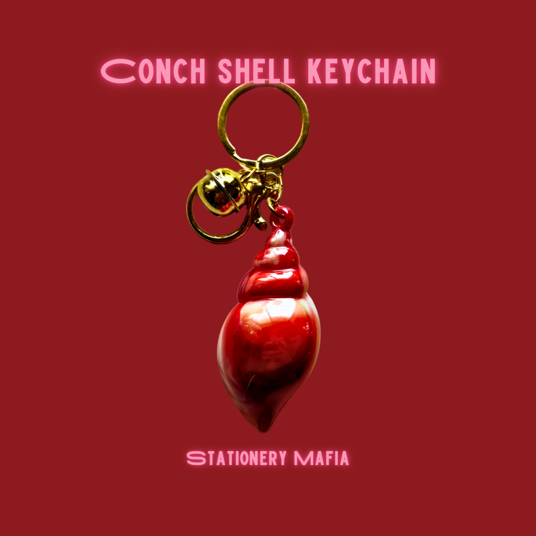 Conch Shell Keychain