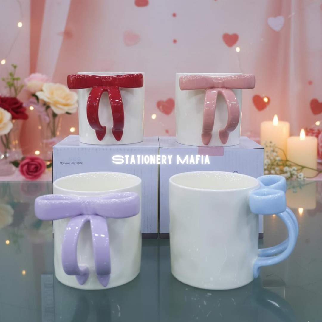 Coquette Bow Handle Mug
