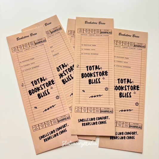 📚🧾 Fictional Receipts – Bookmark Collection
