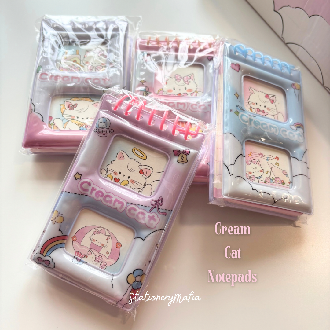 Cream Cat Notepad