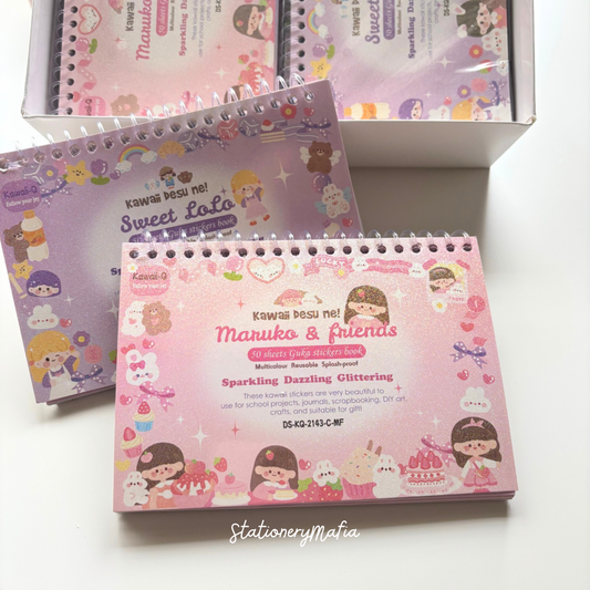 ✨ Sparkle Squad Sticker Book – Maruko & Friends Edition ✨
