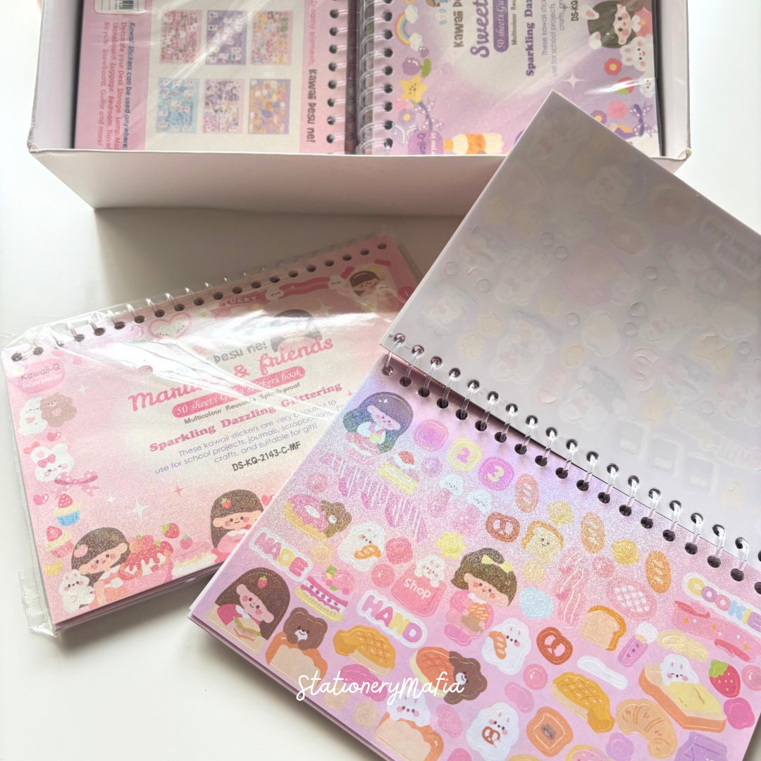 ✨ Sparkle Squad Sticker Book – Maruko & Friends Edition ✨