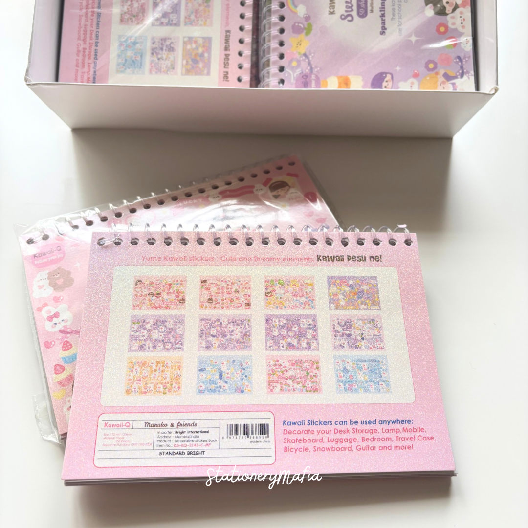 ✨ Sparkle Squad Sticker Book – Maruko & Friends Edition ✨