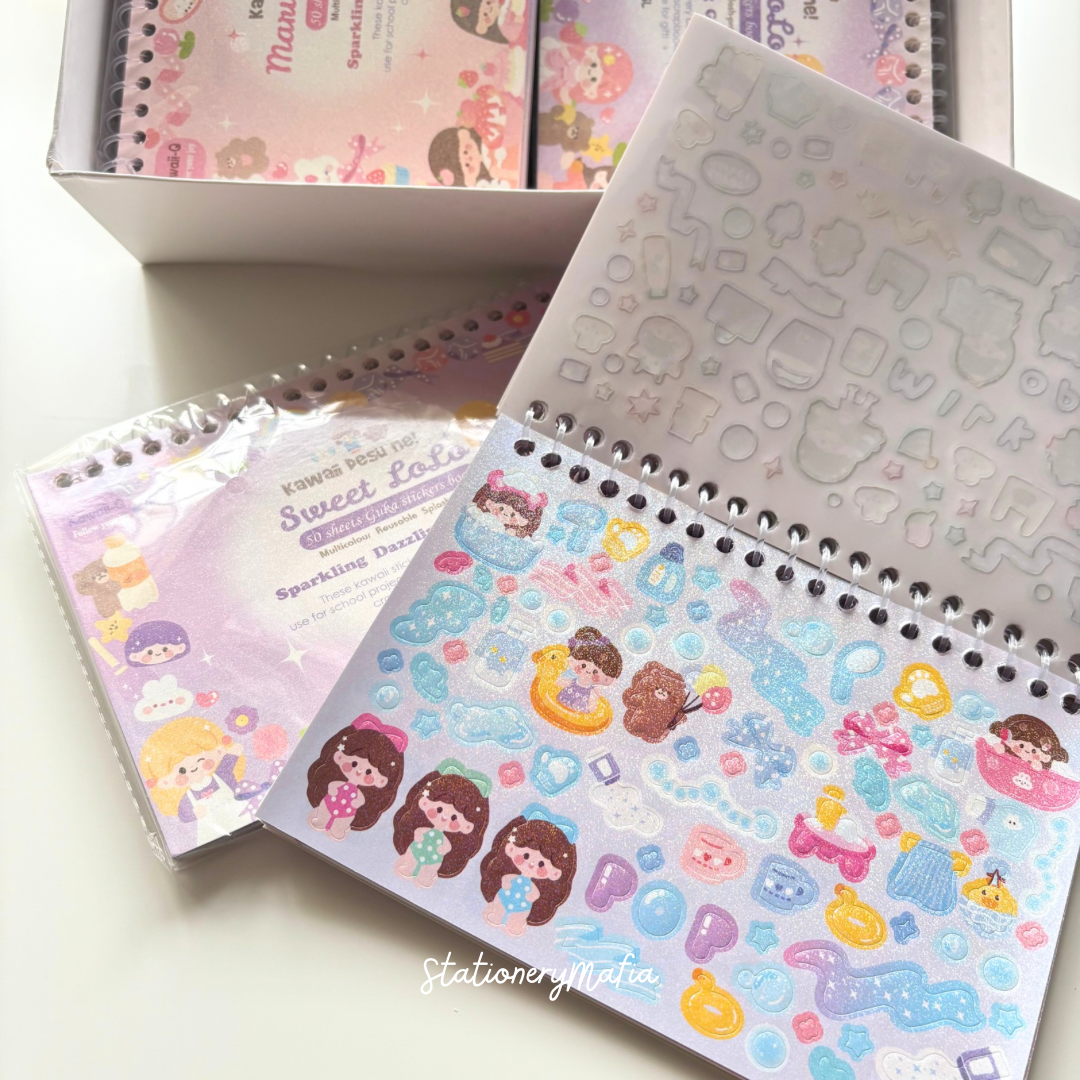 ✨ Sparkle Squad Sticker Book – Maruko & Friends Edition ✨