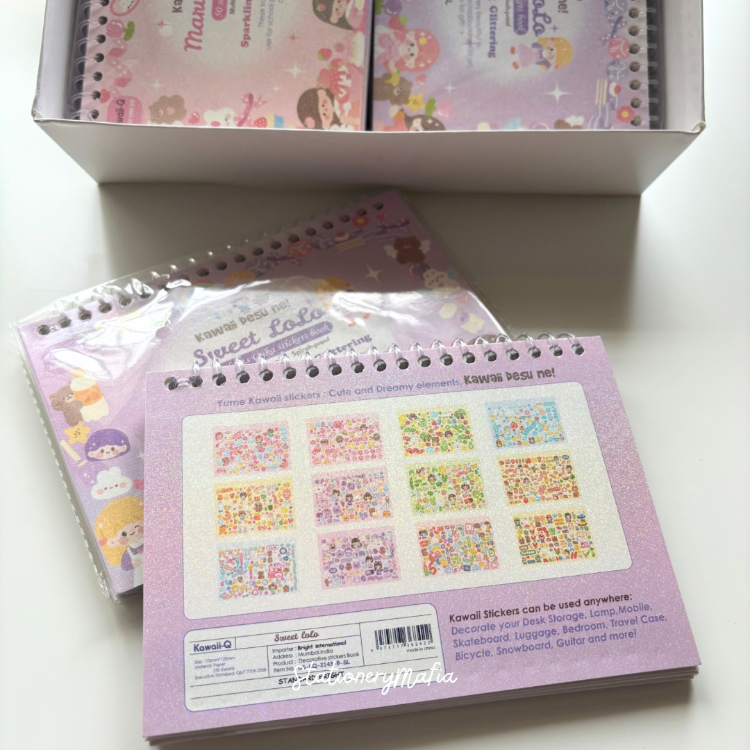 ✨ Sparkle Squad Sticker Book – Maruko & Friends Edition ✨